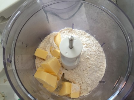 process butter, flour and sugar